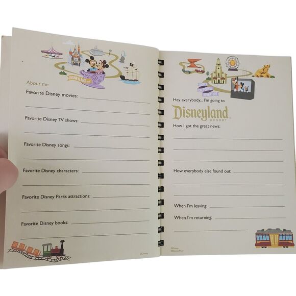 Disneyland Park Life Travel Journal 2020 Blank w/ Stickers Pandemic Era Rare - Picture 5 of 15